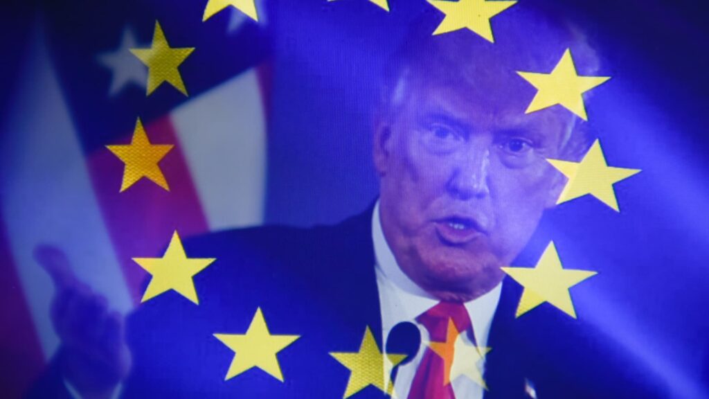 The european union holds us tariffs on 90 days