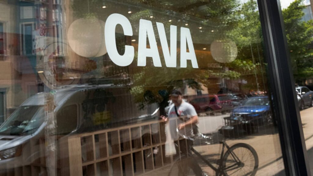 Noon stock making the biggest move: amat, nvo, cava, vst