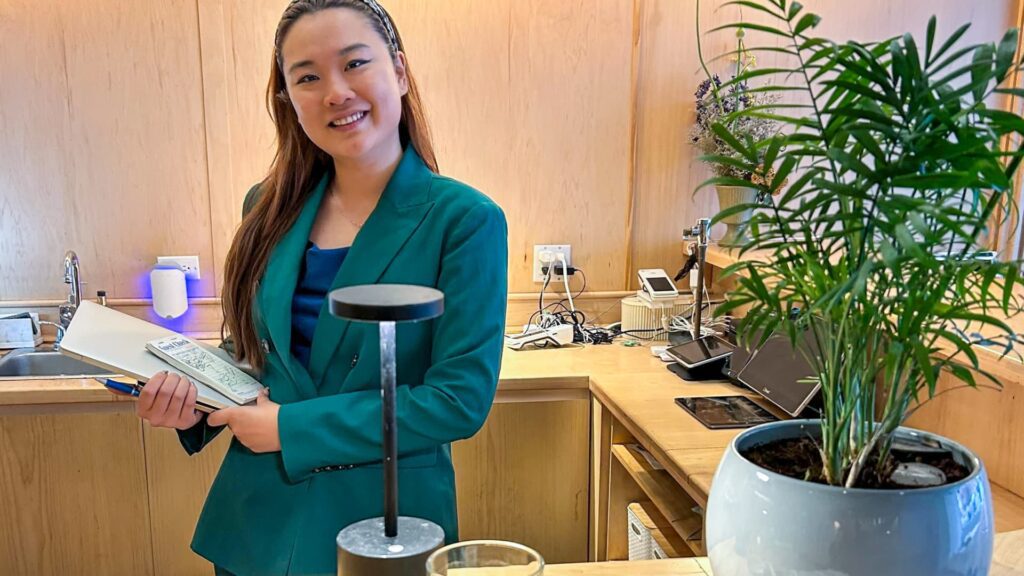 The 25 year old uses japanese concept to grow the matcha business