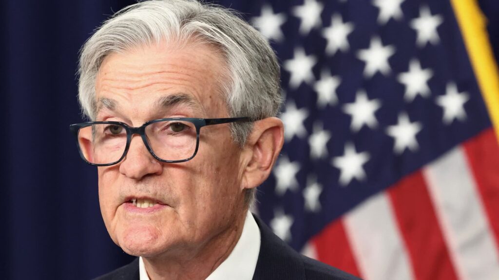 Watch jerome powell of fed chair make live comments about