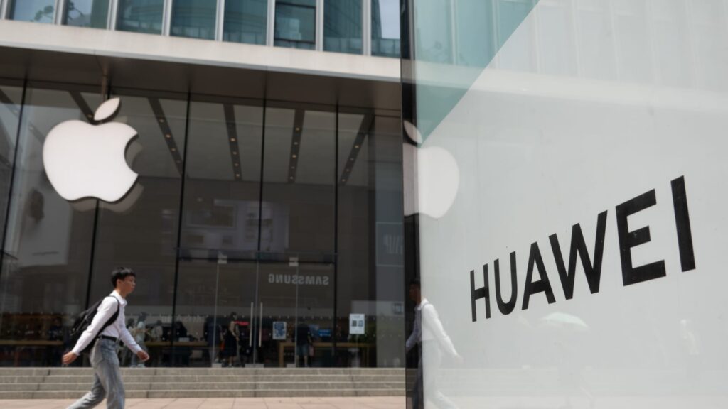 Apple returns to china's growth, and huawei regains its top