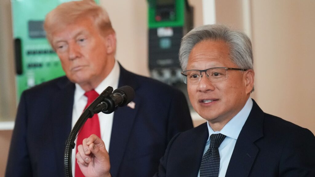 Jensen huang eclipses elon musk and tim cook in washington