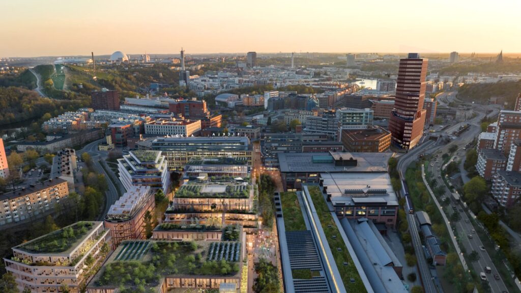 Stockholm's chic la is almost entirely made from wood