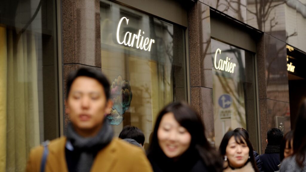 The weakness of the yen reduces japan's luxury with cartier