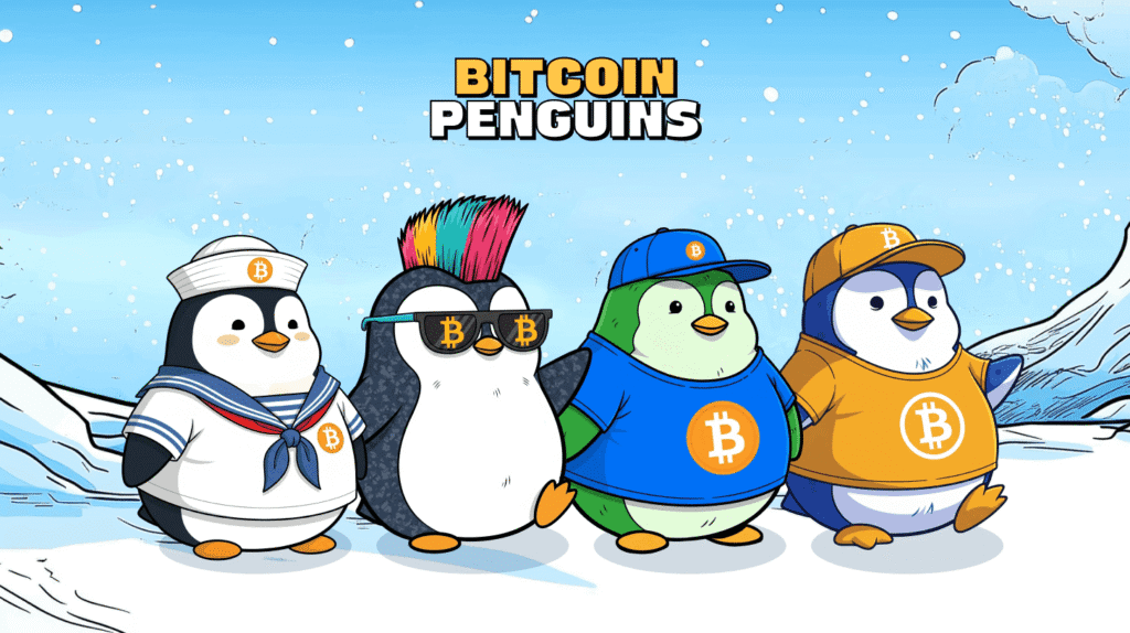 Exploding meme coin: bitcoin penguin targets 1000 x gain with