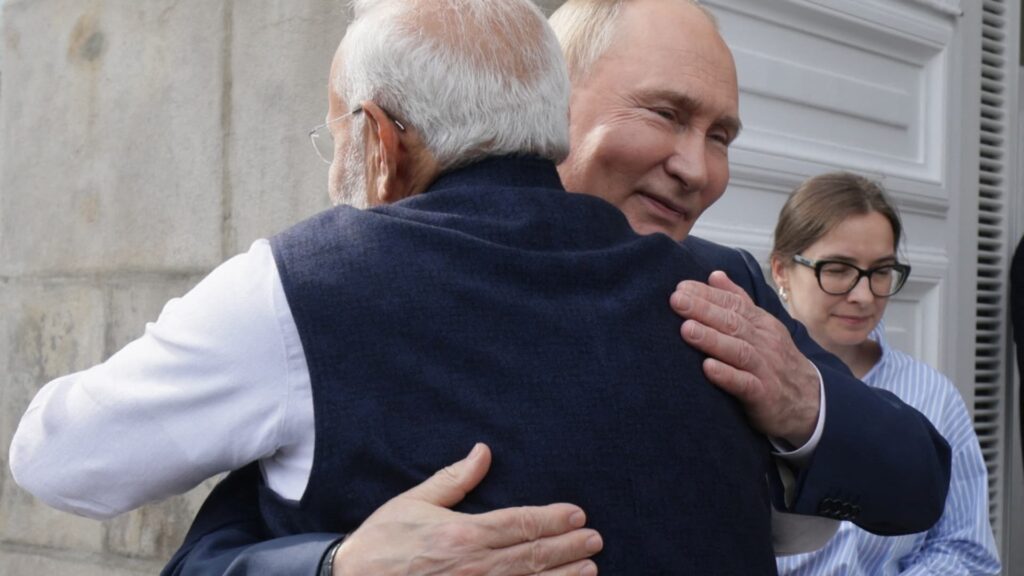 Russia is heavily on us and india's tariff spat