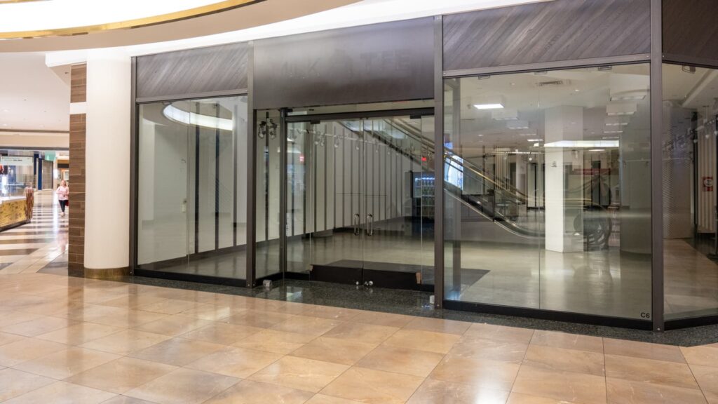 Malls, chain stores decline move local business to real estate