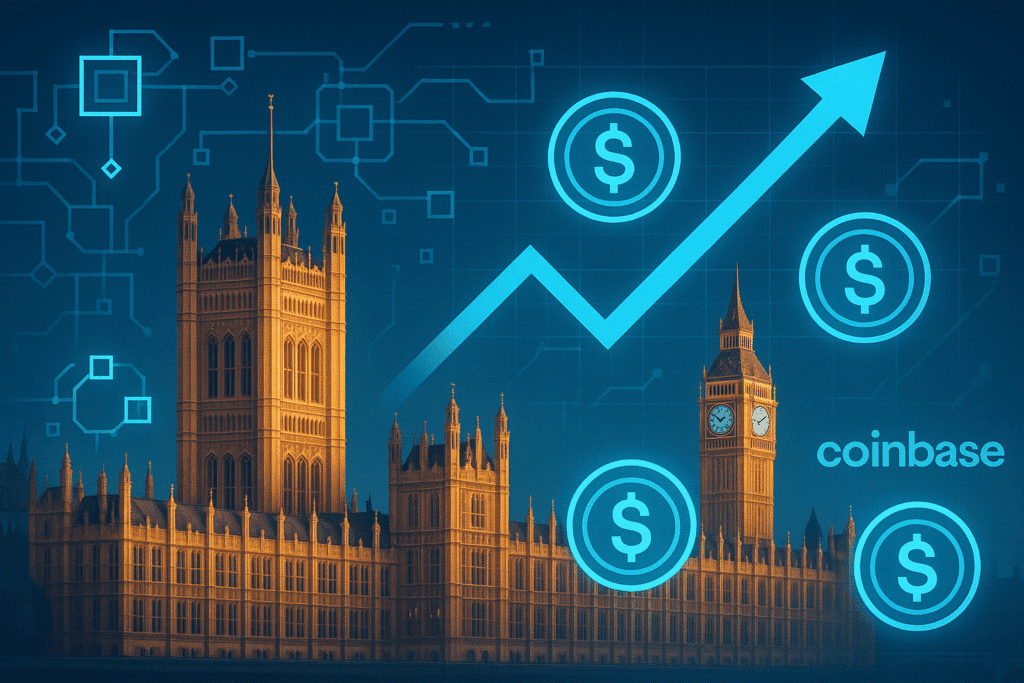 The coinbase petition pushes the uk into blockchain and stablecoin