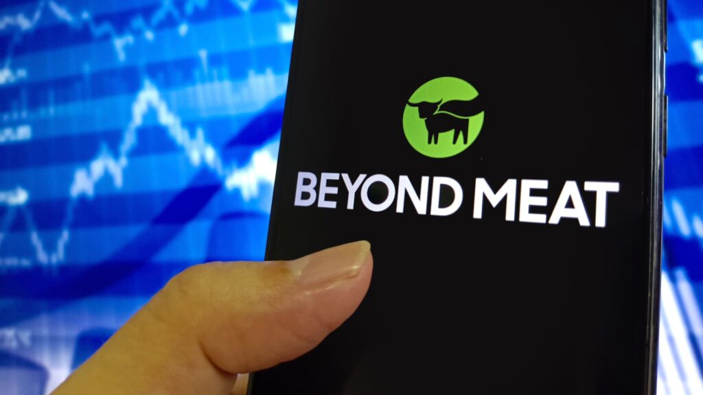 Beyond meat stock makes big profits, temporarily falls into the
