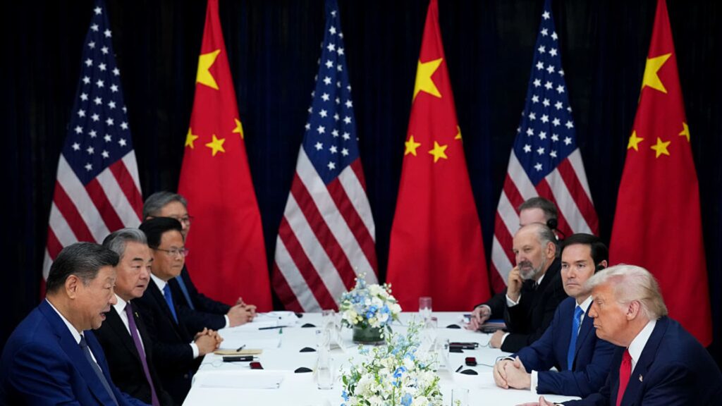 President trump lowers fentanyl tariffs on china to 10%, announces