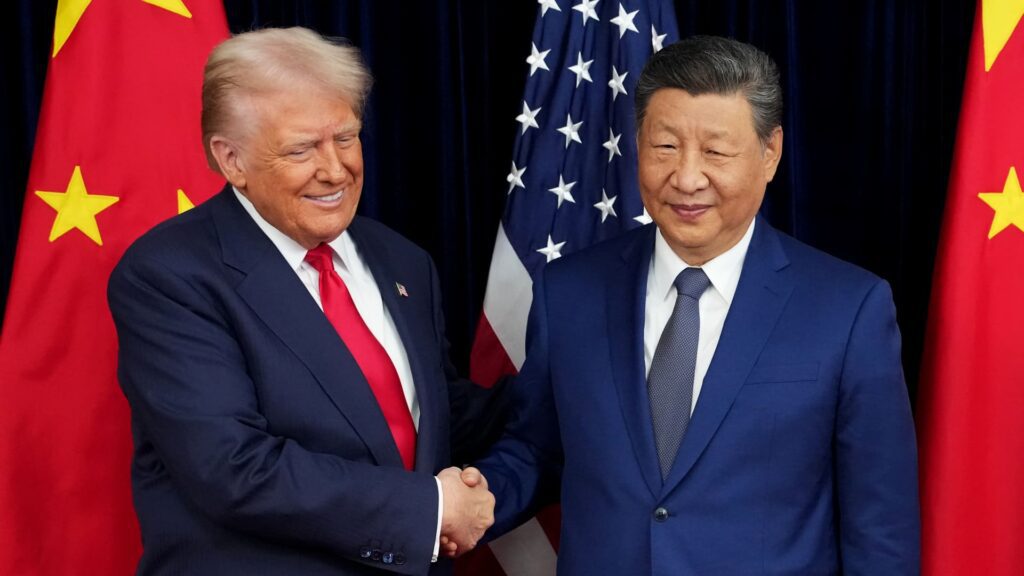 President Xi meets with President Trump in South Korea, shows conciliatory attitude President xi meets with president trump in south korea, shows