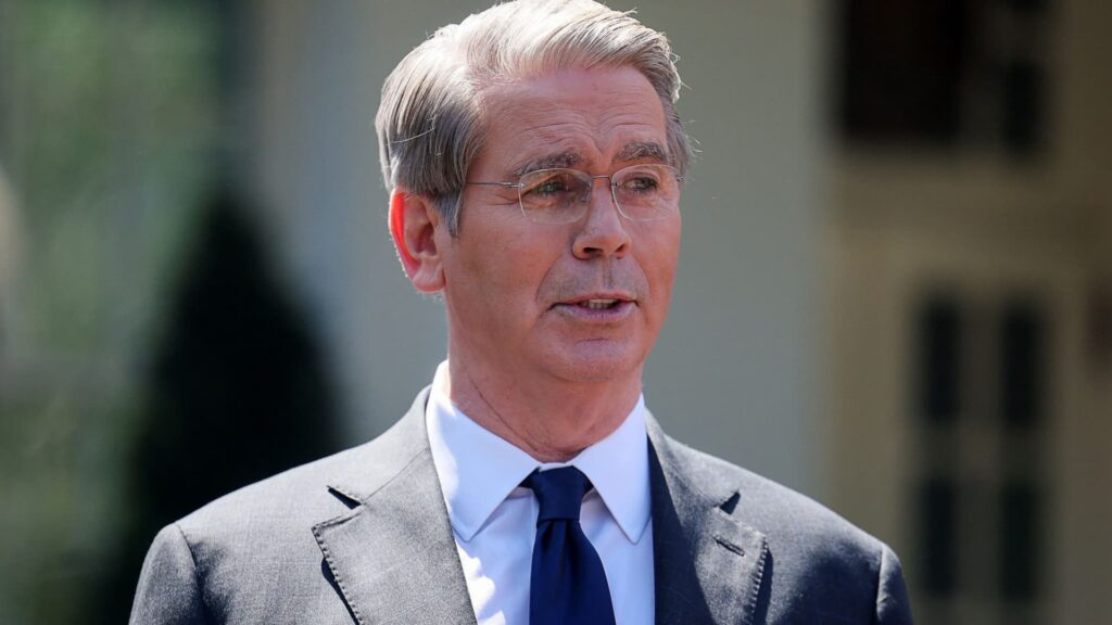 Treasury secretary becent says gdp could be hit by government